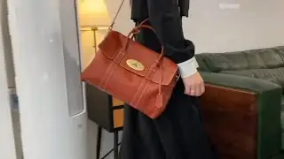 Classic Handcrafted Vegetable-Tanned Leather Women&rsquo;s Business Bag  #symonho #fashion #bag #ootd