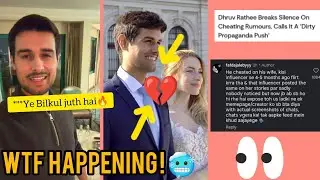 FINALLY 🥶DHRUV RATHEE REPLY TO THE CHEATING RUMORS💀 | 