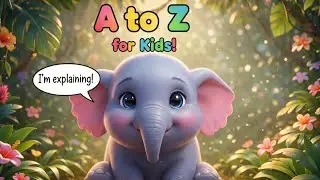 Learn ABC with Baby Elephant 🐘🔤 | A to Z Alphabet Song for Kids | Fun Learning Video
