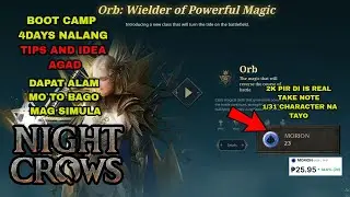 NIGHT CROWS - TIPS BAGO MAG START ANG BOOTCAMP -2KPIRDI NA NAMAN
