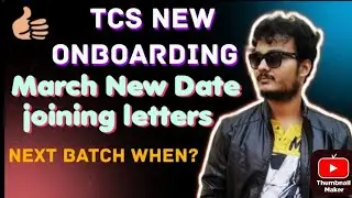 TCS Onboarding New Batch Joining Letters || When TCS will onboard everyone!!