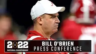 Alabama OC Bill O'Brien previews CFP national championship vs. Georgia