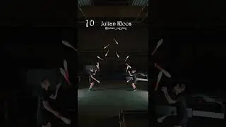 Julian Kloos is #10 in The Top 40 Jugglers of 2025!!!