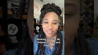 Working Hard for My Children's Future and Freedom #contentcreator #selfcare #family