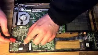 disassembling Dell Inspiron 1564 - 7282 cleaning fan replacing CPU Dell Lüfter reinigen Anleitung