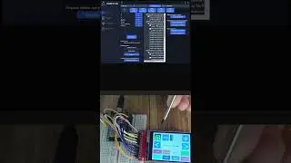 TFT+ESP32 интерфейс в Easy HMI.