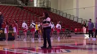 Donna Schwartz Performing the National Anthem at Loyola Marymount University