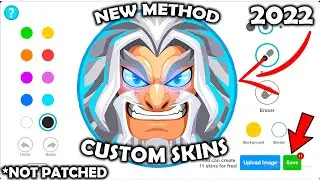 TUTORIAL CUSTOM SKIN PERSONALIZADAS CON COLOR DE BORDES 2022 - AGAR.IO MOBILE