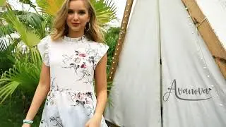 Avanova Women's Ruffle Sleeve Chiffon Swiss Dot Babydoll Blouse Tops Casual Shirt Pink 01 Medium at