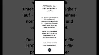 Was ist eine Belichtungsreihe (AEB)? (Einfach erkl&auml;rt f&uuml;r Content Creator)