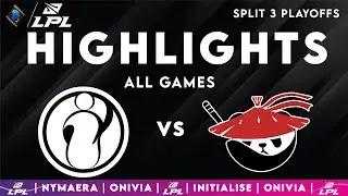 IG vs AL Highlights ALL GAMES | LPL Playoffs 2025 | Invictus Gaming vs Anyone's Legend by Onivia