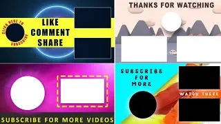 Top 10 Best end screen templates+Free Download #1