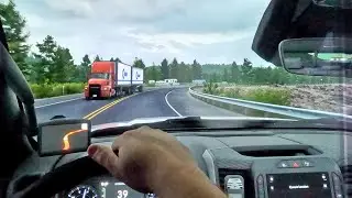 Relaxing drive through the Pacific Northwest | Realistic POV | American Truck Simulator