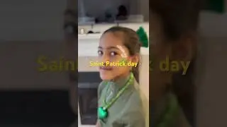 Saint Patrick day celebration in 🇺🇸 USA(school)#Marathi family in America