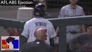 AFL Ejection - Jose Navas Ejects Heyward After Computer's Strike Three Call