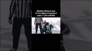 MATHIEU OLIVIER NEEDS A UFC CONTRACT ASAP 😂 #trending #sports #boxing #nhl #ufc