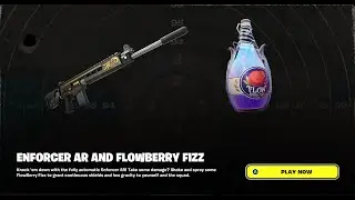 New Items - Enforcer AR and Flowberry Fizz - Fortnite - Chapter 5 - Season 1 - Underground