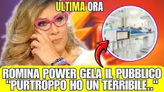 ROMINA POWER SCOPPIA IN LACRIME IN DIRETTA TV 😭 &ldquo;I MEDICI MI HANNO DETTO&hellip;&rdquo;