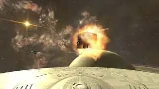 Borg Cube Destroyed! Enterprise 1701 D Disabled Romulan's Weapons! Star Trek Bridge Crew - Red Squad