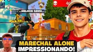 MARECHAL DEIXOU OS ALEATÓRIOS IMPRESSIONADO COM A SUA SENSI NA RANK! FREE FIRE - MARECHAL HIGHLIGHTS