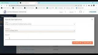 14 Digital signature  in permit letter and drawing plan pdf