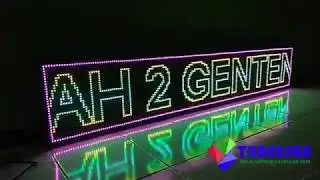 RUNNING TEXT MURAH FULL COLOR UKURAN 2 METER