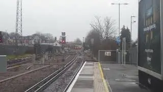 That Is a Southern Train Class 387305 And 377208 In Havant