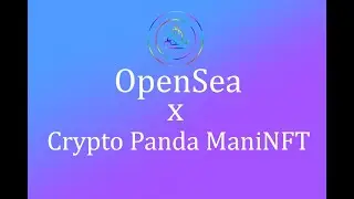 #OpenSea x #Crypto Panda ManiaNFT #NFTproject available on OpenSea MarketPlace! Listing is Alive!