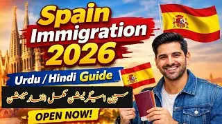 Spain ki Immigration Open 2026 🇪🇸 | Spain | Full Information Urdu/Hindi