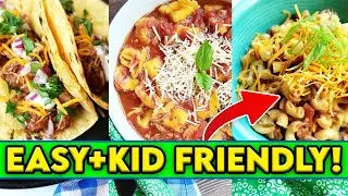 Make these family-friendly slow cooker dinners this week!