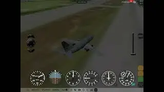 Boeing 737-200 Windshear Landing (Stormy Weather)