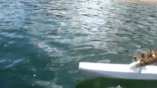 umiak trimeran sailing