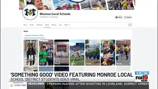 Monroe Local School District's viral video showcases student positivity