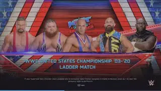 WWE 2K25 Курт против Отиса, Брона, Омоса и Чиампы: пятисторонний лестничный матч за титул чемпион...