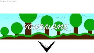 2D Clean Nature Banner Template  ✘ Only Blender | VentrumFX