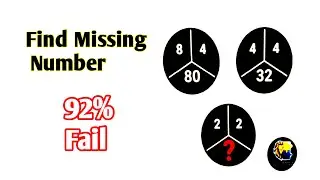 IQ Test  Find Missing Number in Last Circle 🔴