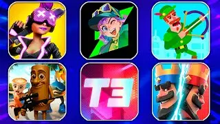 🔥 Bowmasters, Clash Royale & T3 Arena Viral Mobile Games 2025 in 4K &ndash; mo.co & GridPunk!