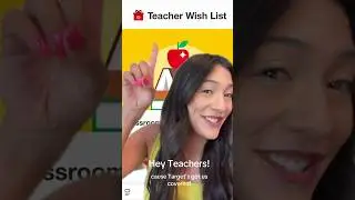 Target Teacher Wish List! 📝