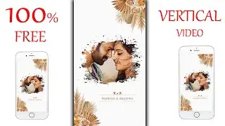 Latest Wedding Invitation Video | Free Green Screen Template | Latest Vertical Wedding Invitation