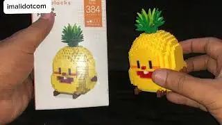 Making Pineapple from mini blocks #imalidotcom  Anko Foodie Friends 🍍