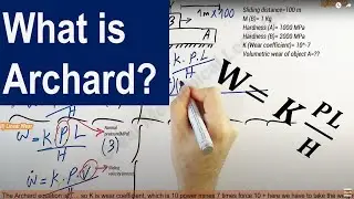 Archard Wear Equation