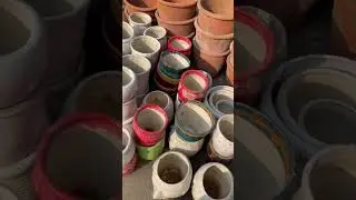 Beautiful ceramic pots👍🪴🥰😍 #ceramic #ceramicpots #clay #pots #pottery