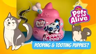 Color Changing Poop | Pets Alive Pooping Puppies #petsalive #puppies #pets #toys