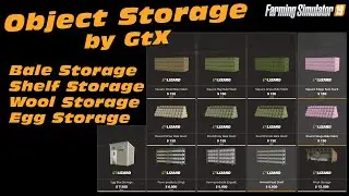 FS19 - Mod Review - Object Storage - GtX