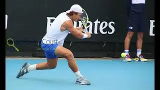 Draxl posts first career Slam qualifying win at theh Australian Open