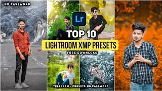 10 Lightroom Premium Presets FREE || Lightroom 10 Xmp Presets 2024 || Biswajit Editing