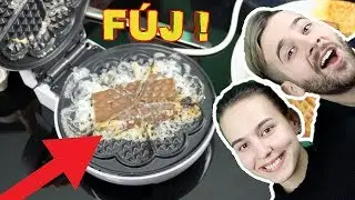 MI LESZ ha TEJSZELETET GOFRISÜTŐBE TESZEL ?! | Kingával Gofrisütünk !