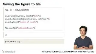 Saving your Visualizations | Matplotlib