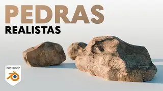 Como criar PEDRAS REALISTAS no Blender 3D (passo-a-passo)