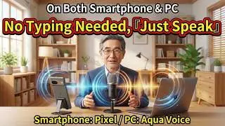 [Problem Solved] I Quit Typing on Phone & PC! Voice Input Guide for the 60s 【Pixel × Aqua Voice】